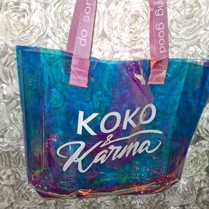Iridescent Blue Tote Bag